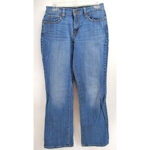 LEVIS 515 Womens Bootcut Blue Jeans 5 Pocket Belted‎ Size See Measurement 29x30